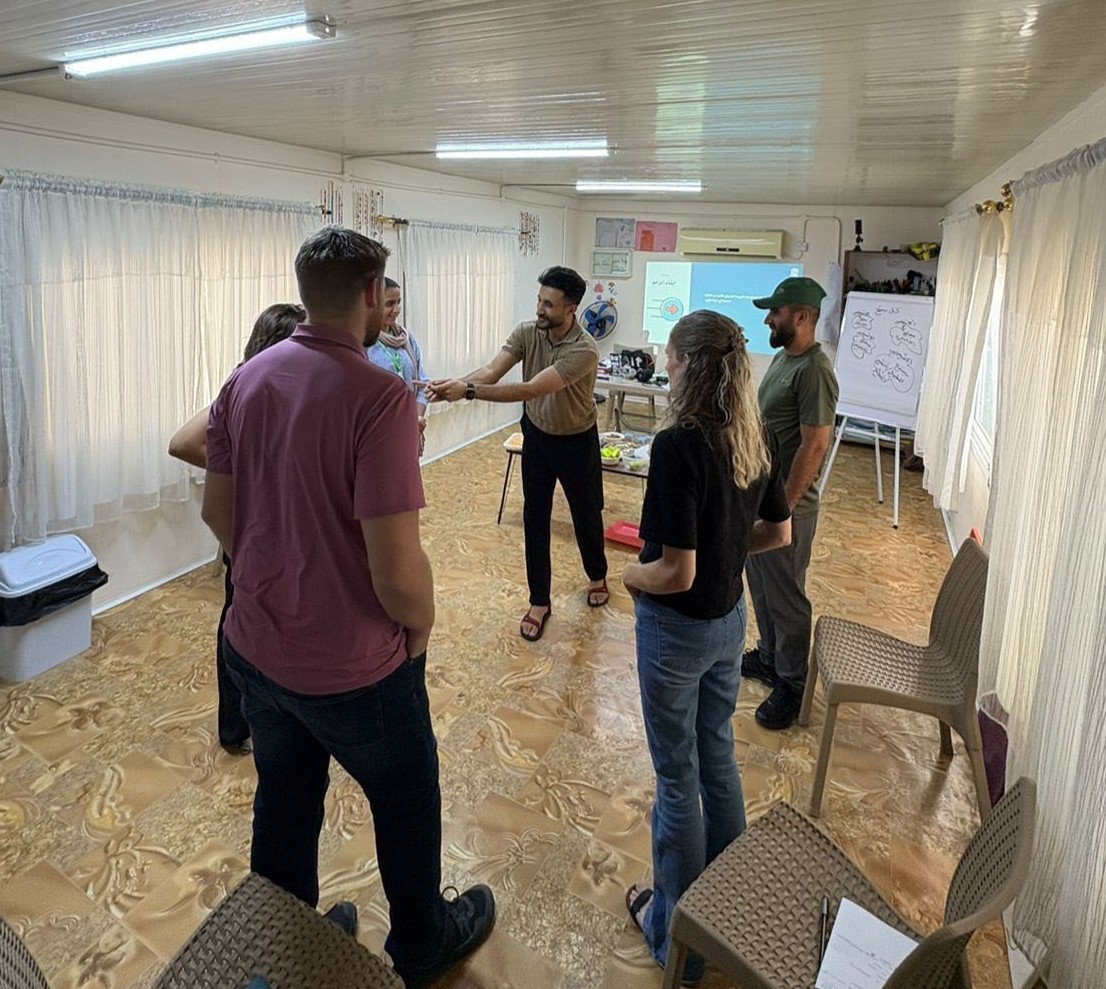 Participants during the Sharya training